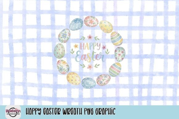 Craft a Charming Easter Vibe with This Watercolor Wreath PNG