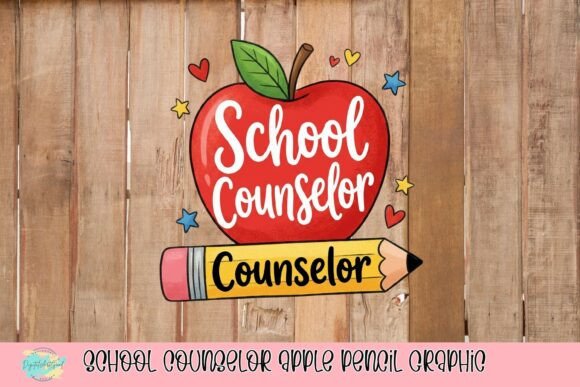 Designing with Heart: The School Counselor Apple Pencil Graphic