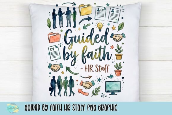 Guided by Faith HR Staff PNG Graphic for Workplace Design
