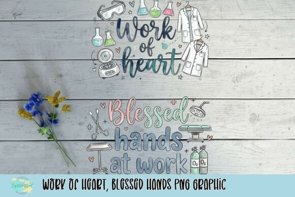 Honoring Care: The Work of Heart, Blessed Hands PNG Graphic
