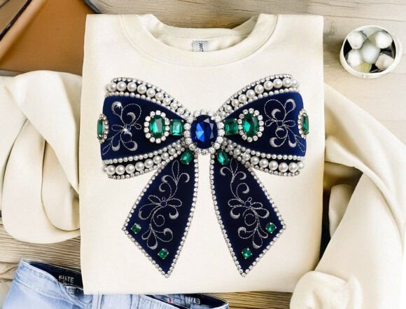 Royal Blue Bow Graphic Png: A Touch of Opulent Design