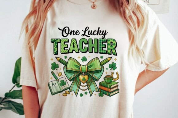 St Patricks Lucky Teacher Graphic Png: A Design Asset for Seasonal Projects