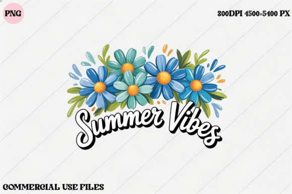 Summer Vibes Daisy: A Graphic Designer's Floral Toolkit