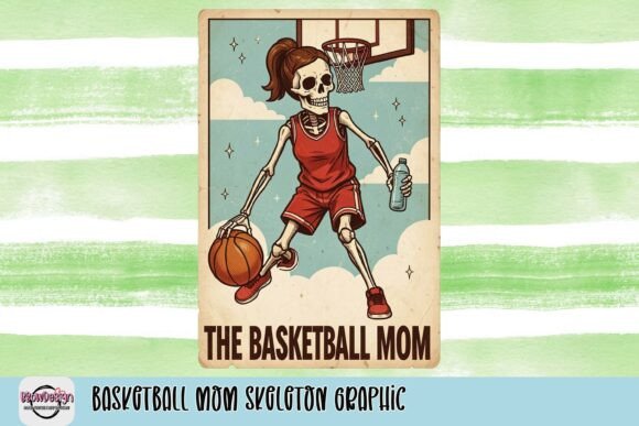 The Basketball Mom Skeleton: A Design Asset with Personality